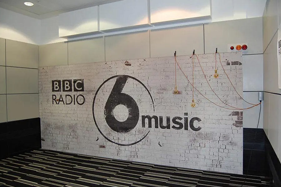 Printed acoustic panels to improve audio quality in a music radio studio - BBC 6 Music